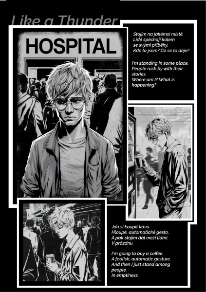O Smutku 4 Hospital lobby